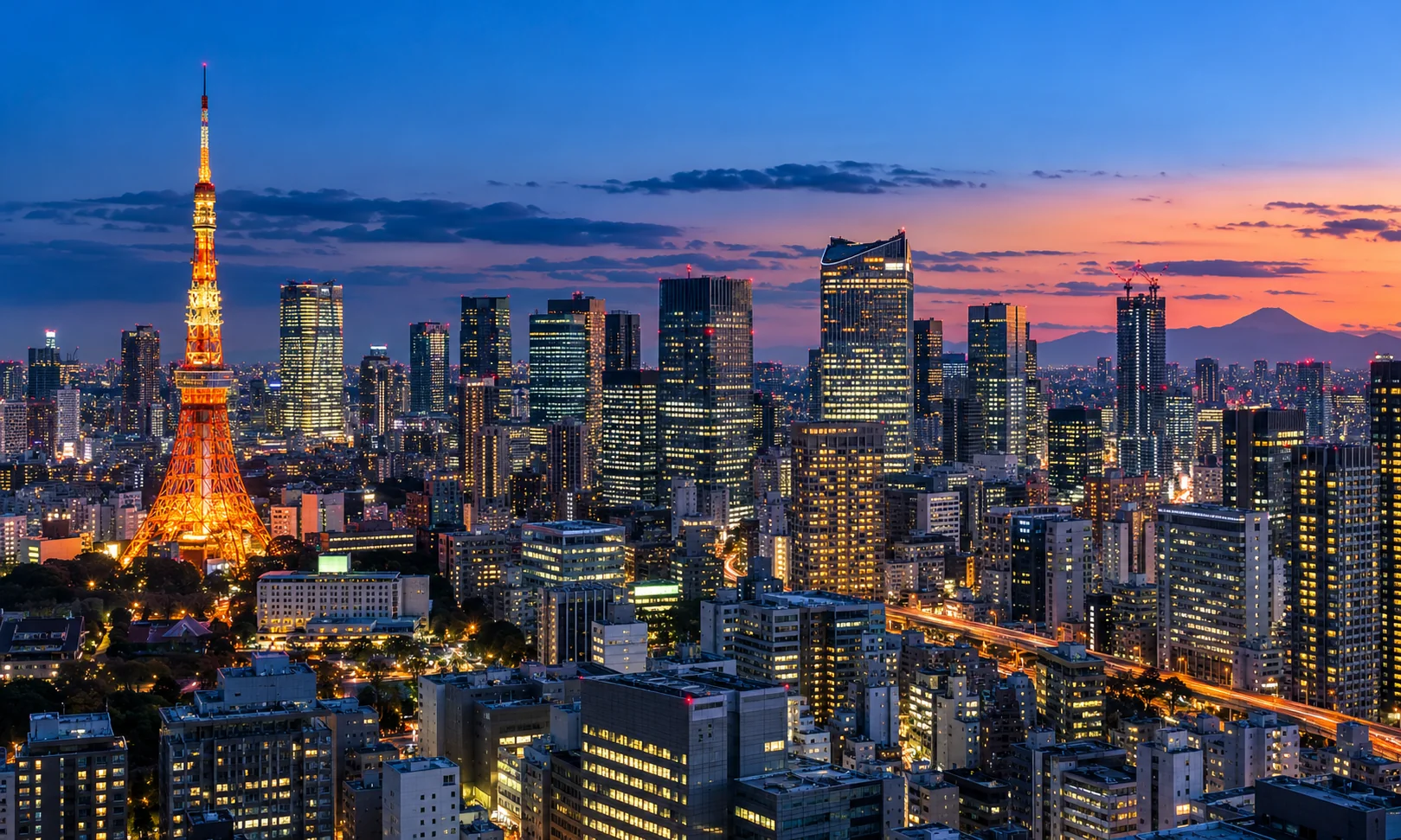 Tokyo skyline